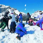 Family In Aletsch Alps *